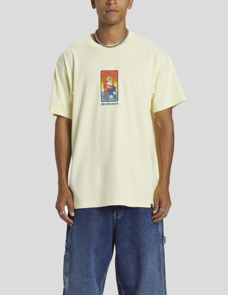 T-shirt DC johns house tee yellow